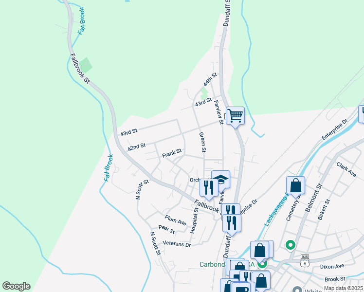 map of restaurants, bars, coffee shops, grocery stores, and more near 12 Hammond Ave in Carbondale