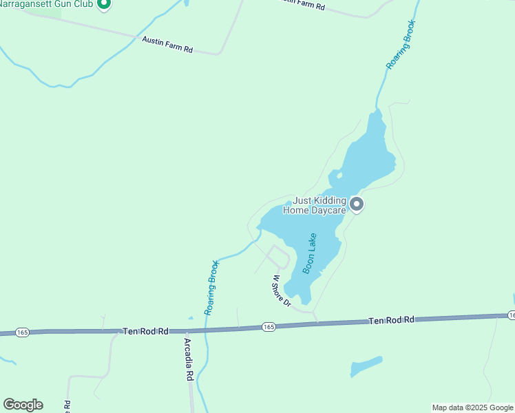 map of restaurants, bars, coffee shops, grocery stores, and more near 139 West Shore Drive in Exeter