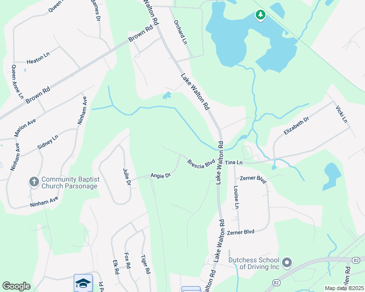 map of restaurants, bars, coffee shops, grocery stores, and more near 17 Brescia Boulevard in Hopewell Junction