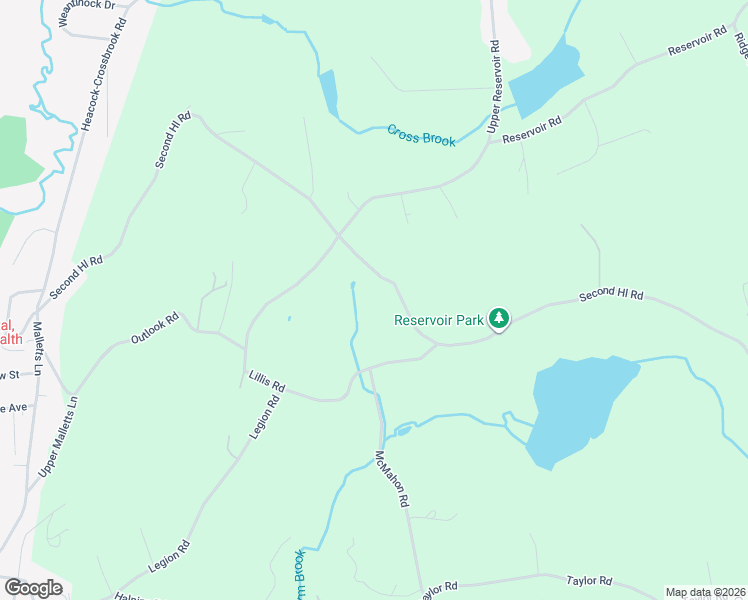 map of restaurants, bars, coffee shops, grocery stores, and more near 120 Second Hill Road in New Milford