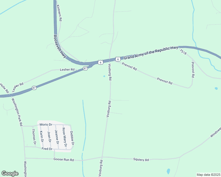 map of restaurants, bars, coffee shops, grocery stores, and more near 27 Vosburg Road in Tunkhannock
