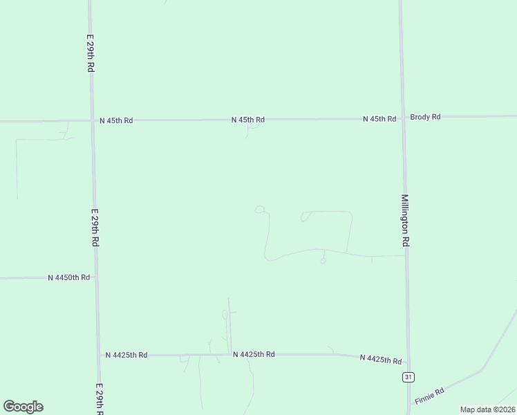 map of restaurants, bars, coffee shops, grocery stores, and more near 2946 4459th Road in Newark
