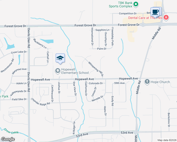 map of restaurants, bars, coffee shops, grocery stores, and more near 6056 Shawnee Ct in Bettendorf