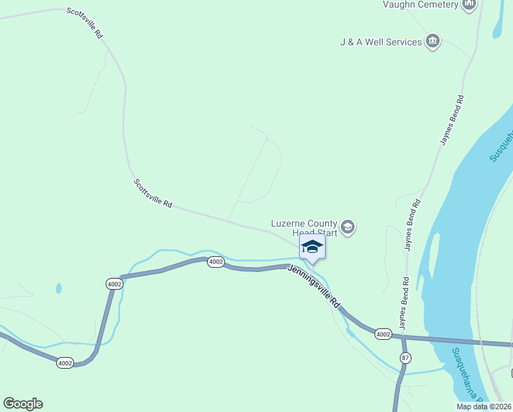 map of restaurants, bars, coffee shops, grocery stores, and more near 131 Walnut Ridge Drive in Mehoopany