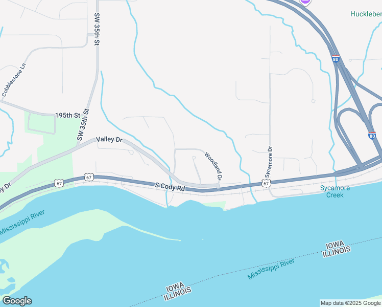 map of restaurants, bars, coffee shops, grocery stores, and more near 10 Walbrier Court in Le Claire
