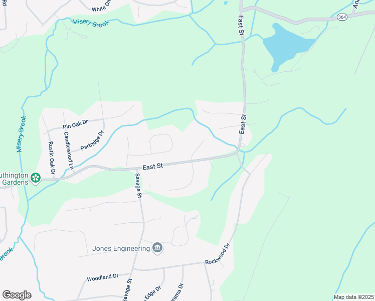map of restaurants, bars, coffee shops, grocery stores, and more near 118 Valley View Court in Southington