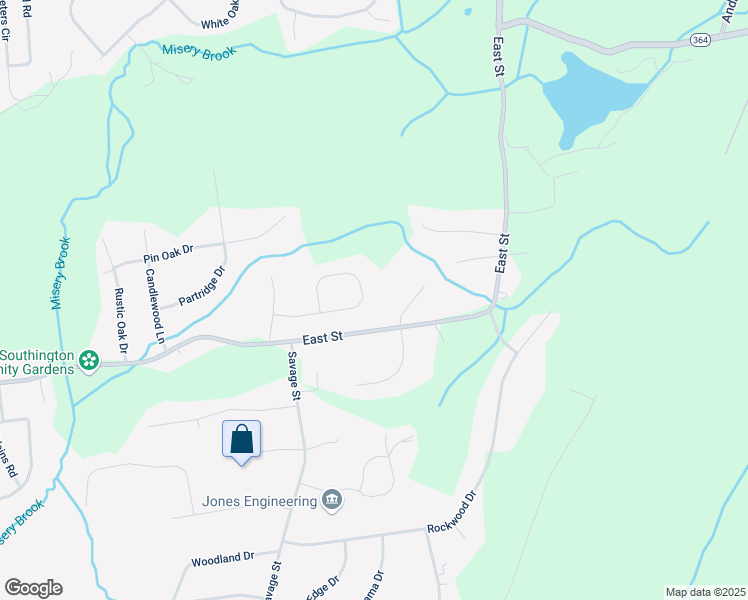 map of restaurants, bars, coffee shops, grocery stores, and more near 118 Valley View Court in Southington