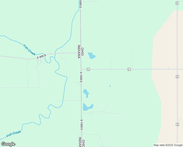 map of restaurants, bars, coffee shops, grocery stores, and more near 1904 L Road in Edon