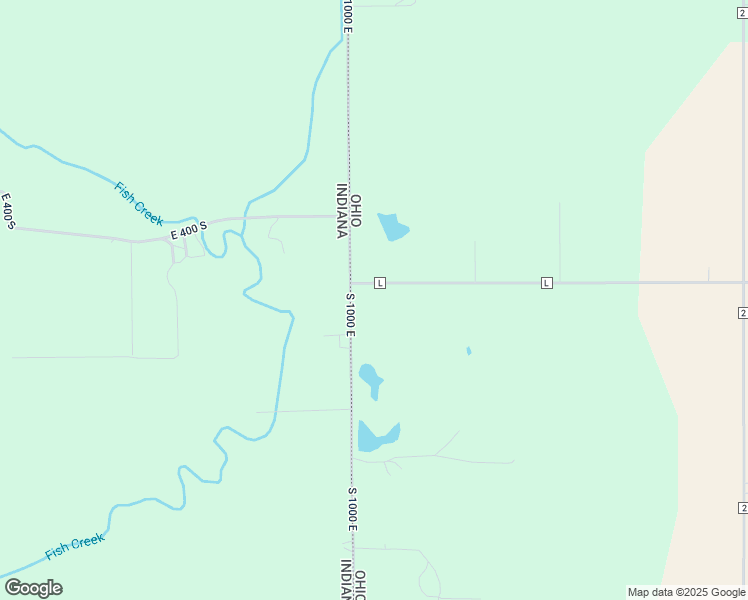 map of restaurants, bars, coffee shops, grocery stores, and more near 1904 L Road in Edon
