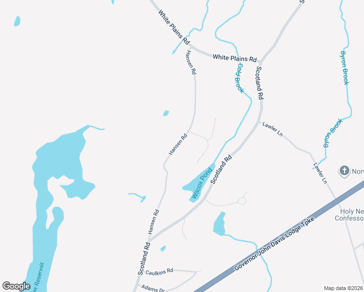 map of restaurants, bars, coffee shops, grocery stores, and more near 99 Hansen Road in Norwich