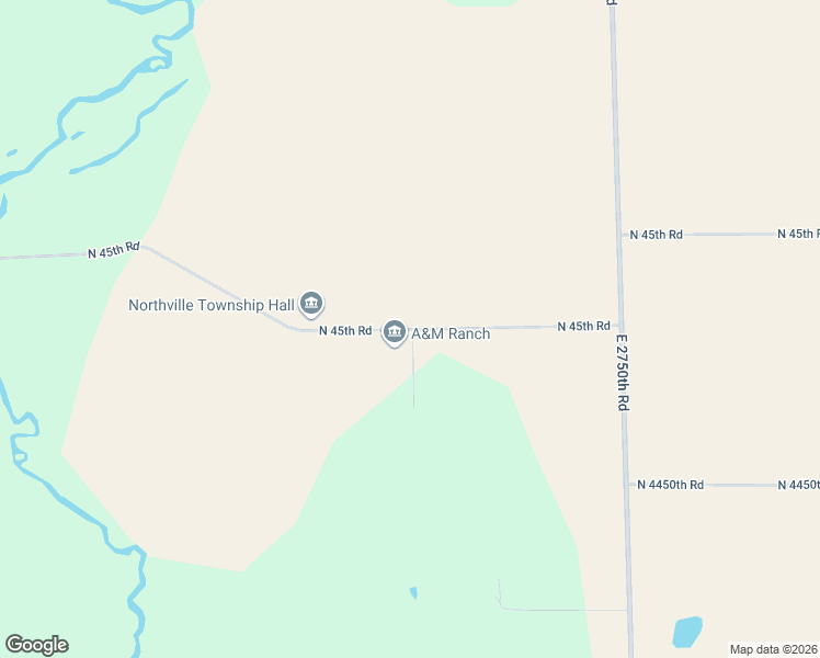 map of restaurants, bars, coffee shops, grocery stores, and more near 2699 North 45th Road in Sandwich