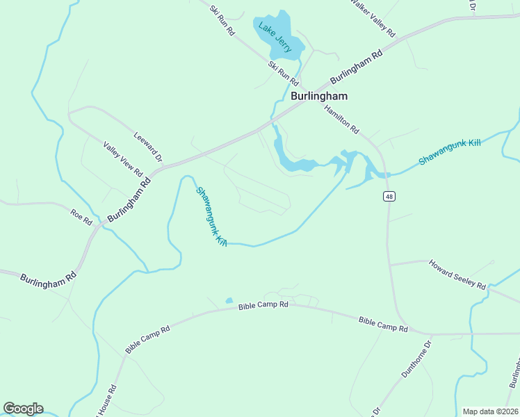 map of restaurants, bars, coffee shops, grocery stores, and more near 24 Shore Lane in Burlingham
