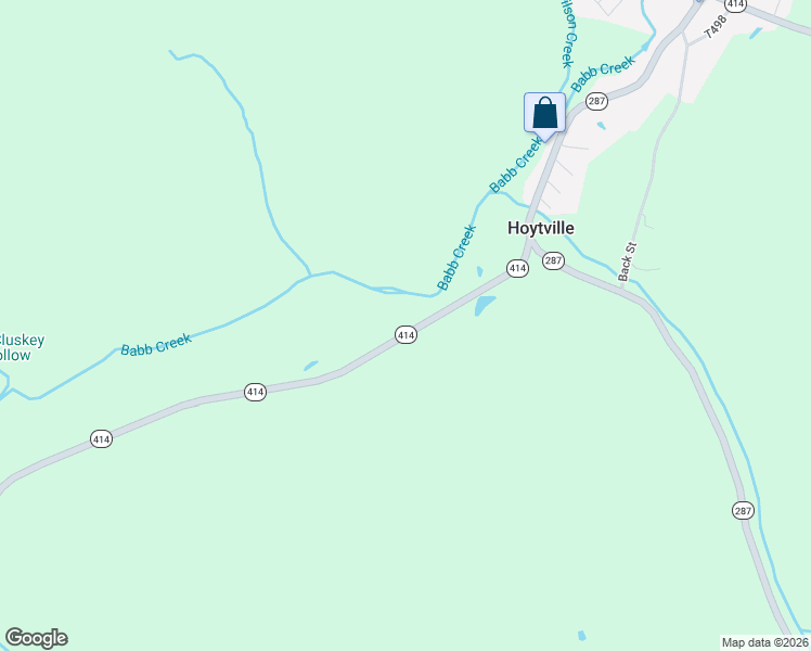 map of restaurants, bars, coffee shops, grocery stores, and more near 3159 Highway 414 in Tioga