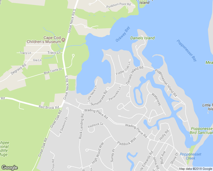 map of restaurants, bars, coffee shops, grocery stores, and more near 74 Summersea Road in Mashpee