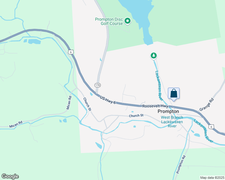 map of restaurants, bars, coffee shops, grocery stores, and more near 1481 Roosevelt Hwy in Prompton