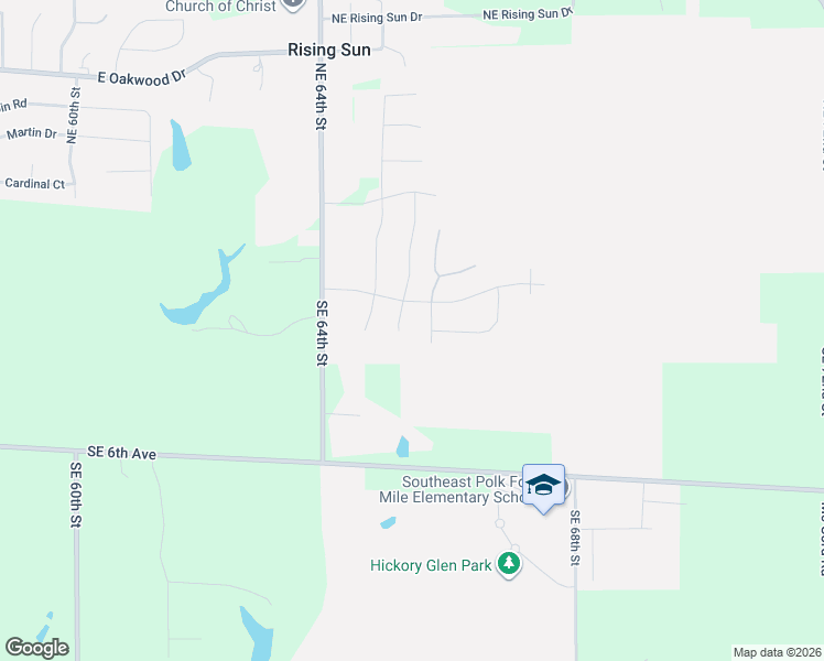 map of restaurants, bars, coffee shops, grocery stores, and more near 265 Southeast Dorr Court in Pleasant Hill