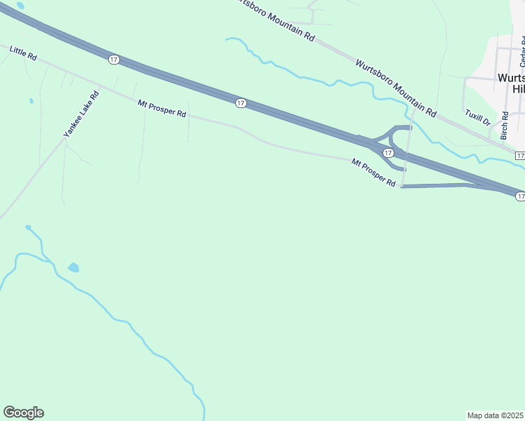 map of restaurants, bars, coffee shops, grocery stores, and more near 25 Mount Prosper Road in Wurtsboro