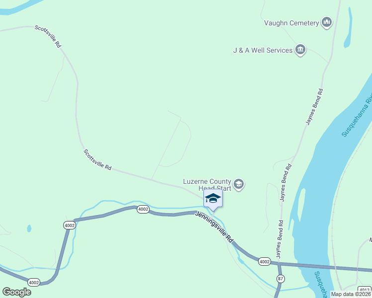 map of restaurants, bars, coffee shops, grocery stores, and more near Russell Rd in Wyoming