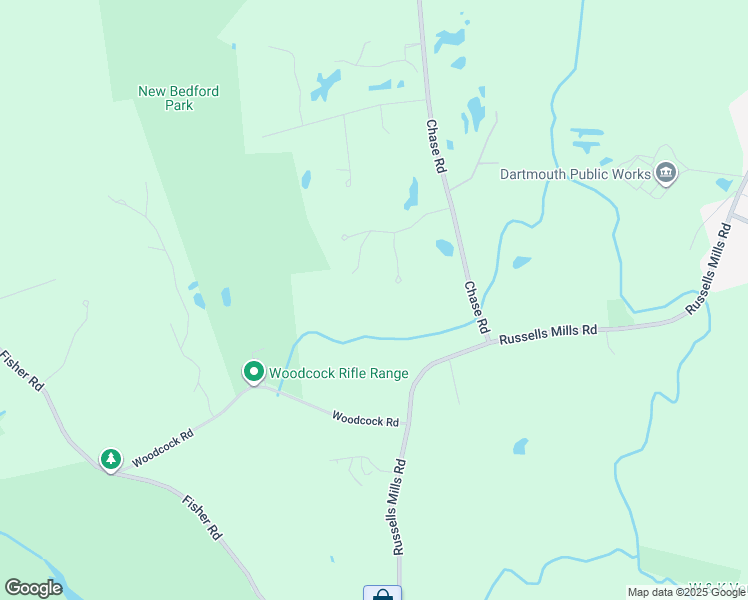map of restaurants, bars, coffee shops, grocery stores, and more near 16 Fieldstone Lane in Dartmouth