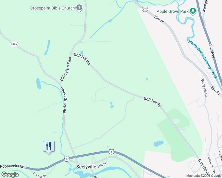 map of restaurants, bars, coffee shops, grocery stores, and more near 281 Golf Hill Rd in Honesdale