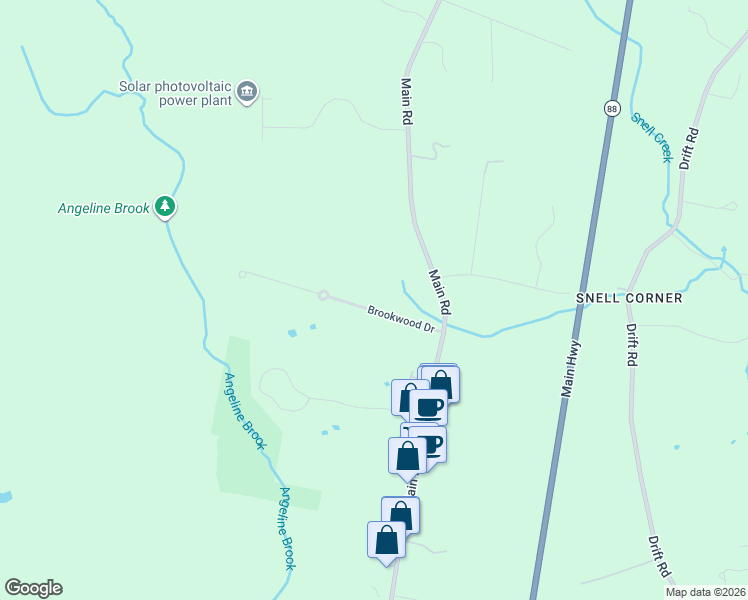 map of restaurants, bars, coffee shops, grocery stores, and more near 23 Brookwood Drive in Westport