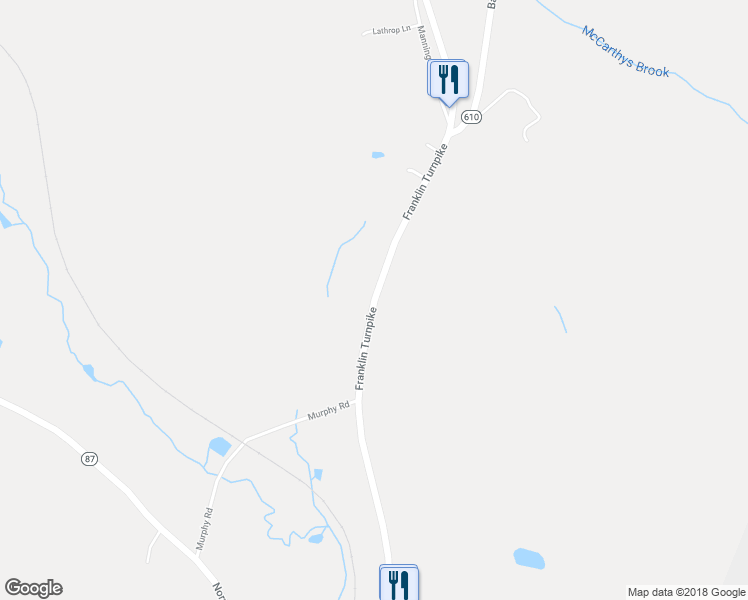 map of restaurants, bars, coffee shops, grocery stores, and more near 204 Route 32 in Franklin