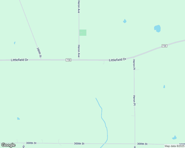 map of restaurants, bars, coffee shops, grocery stores, and more near 1772 Littlefield Drive in Exira
