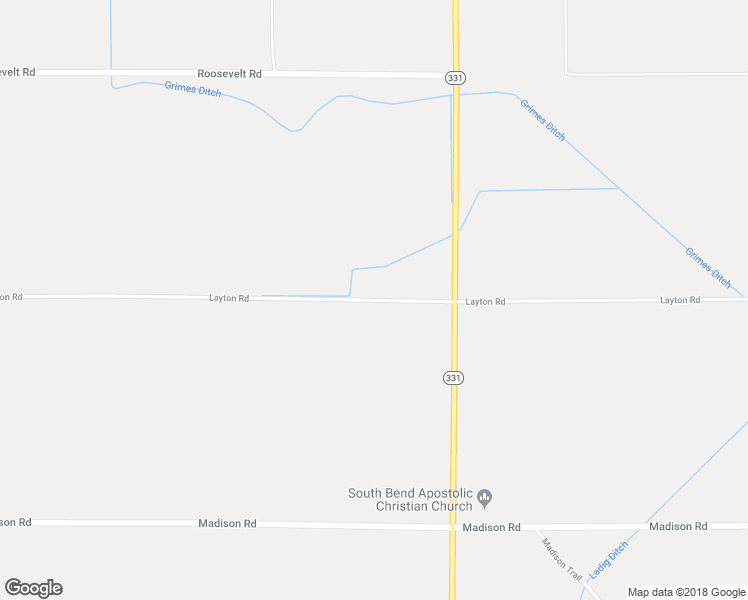 map of restaurants, bars, coffee shops, grocery stores, and more near 16000 Layton Road in South Bend