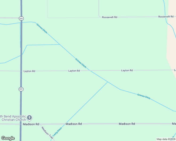map of restaurants, bars, coffee shops, grocery stores, and more near 15364 Layton Road in South Bend