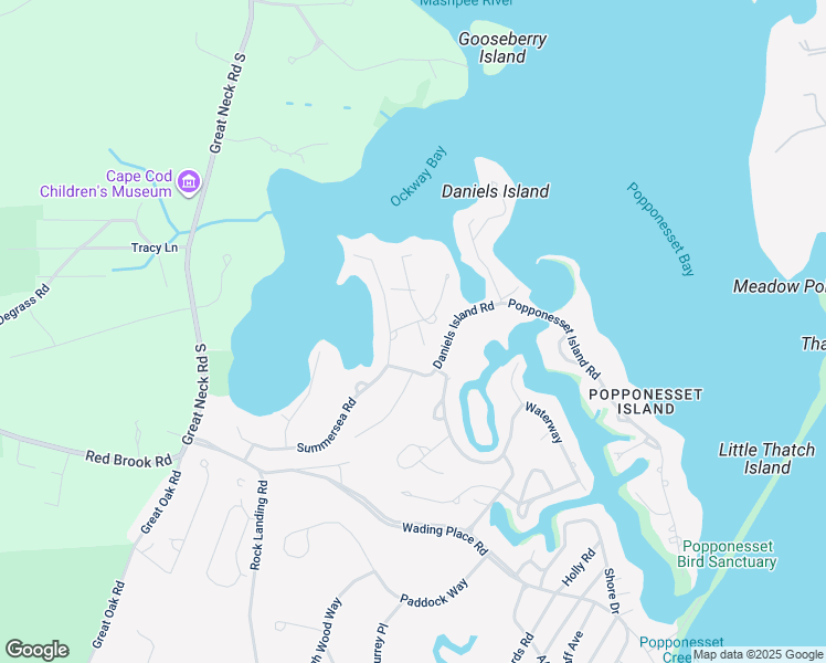 map of restaurants, bars, coffee shops, grocery stores, and more near 103 Summersea Road in Mashpee