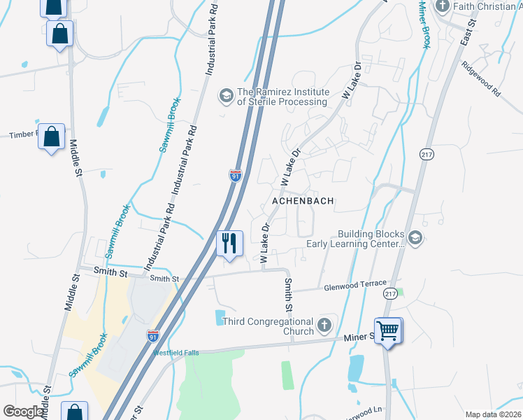 map of restaurants, bars, coffee shops, grocery stores, and more near 114 Carriage Crossing Lane in Middletown