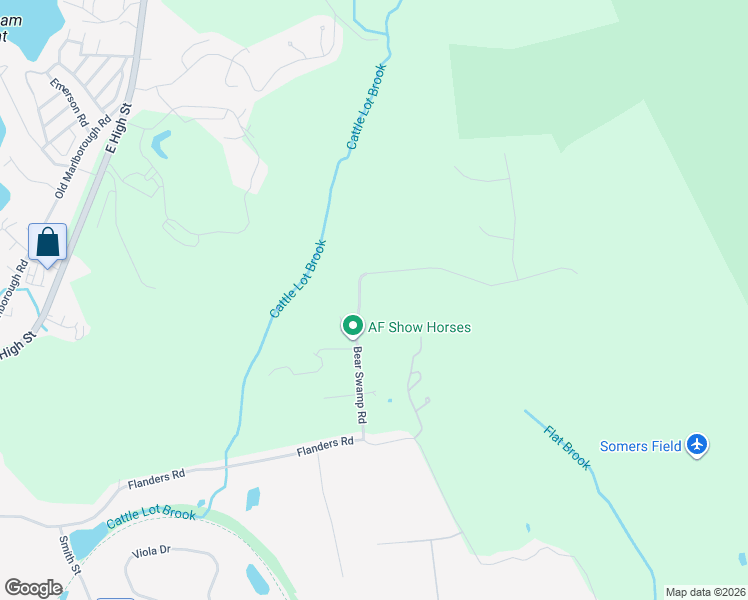 map of restaurants, bars, coffee shops, grocery stores, and more near 130 Bear Swamp Road in East Hampton