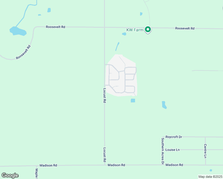 map of restaurants, bars, coffee shops, grocery stores, and more near 62642-62700 Locust Road in South Bend