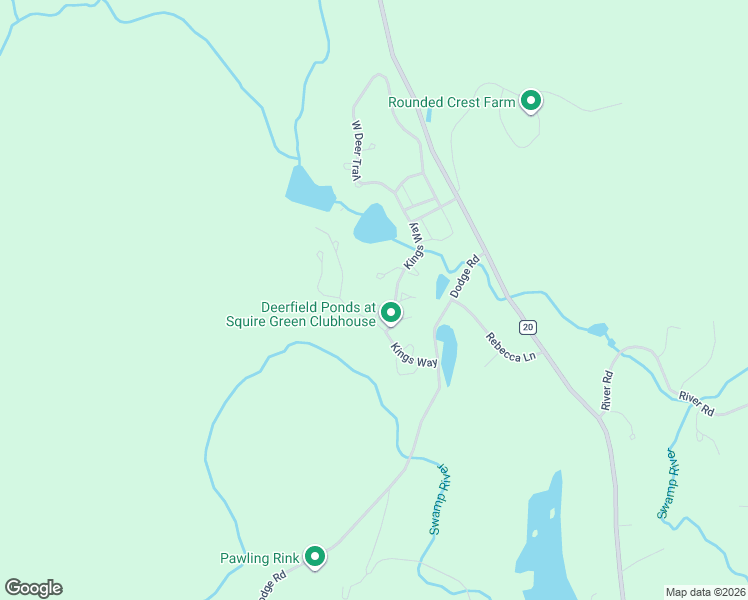 map of restaurants, bars, coffee shops, grocery stores, and more near 8 Red Tail Court in Pawling