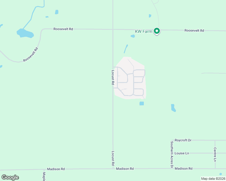 map of restaurants, bars, coffee shops, grocery stores, and more near 62430 Locust Road in South Bend