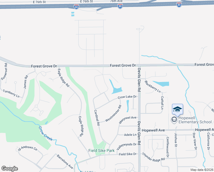 map of restaurants, bars, coffee shops, grocery stores, and more near 6400 Cardinal Road in Bettendorf