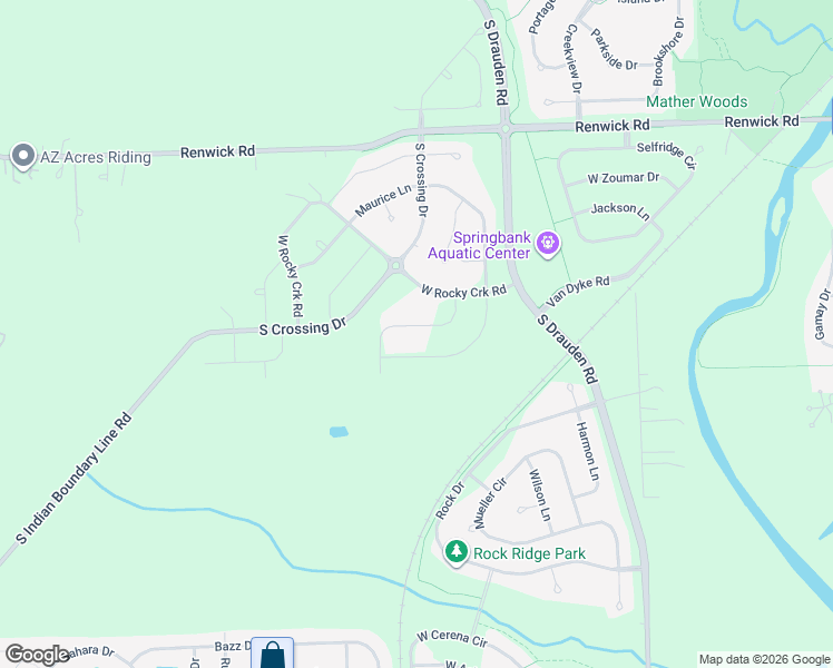 map of restaurants, bars, coffee shops, grocery stores, and more near 16155 South Lake View Road in Plainfield