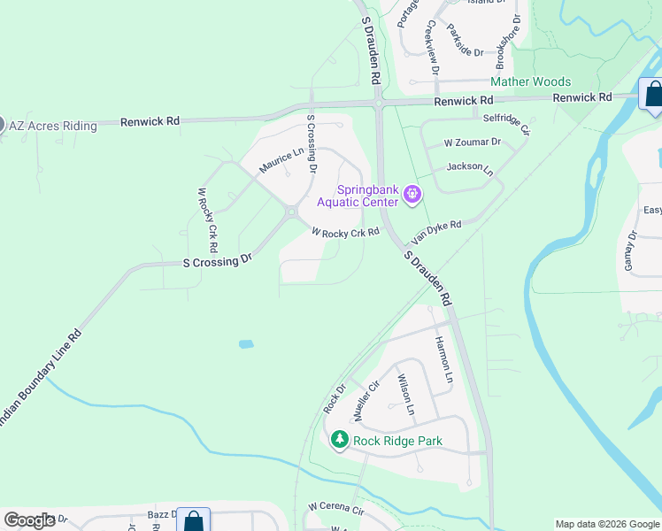 map of restaurants, bars, coffee shops, grocery stores, and more near 16139 South Lake View Road in Plainfield