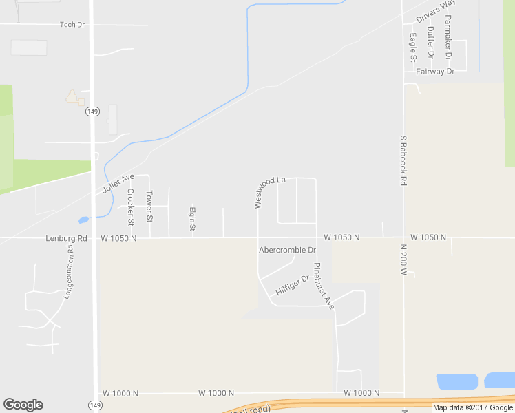 map of restaurants, bars, coffee shops, grocery stores, and more near Westwood Lane in Chesterton