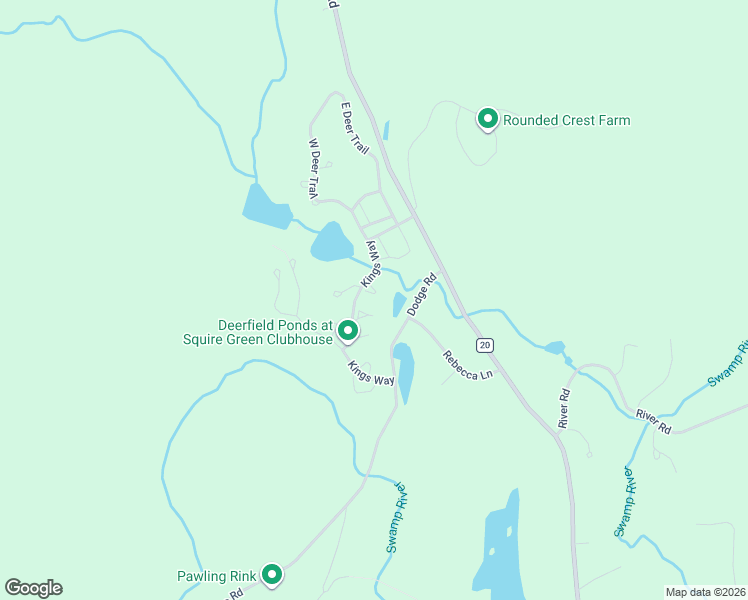 map of restaurants, bars, coffee shops, grocery stores, and more near 70 Kings Way in Pawling