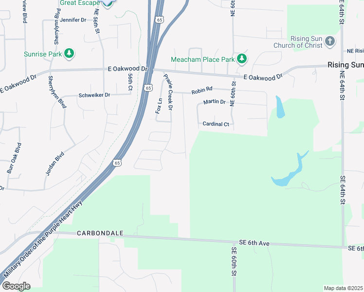 map of restaurants, bars, coffee shops, grocery stores, and more near 240 Hillside Drive in Pleasant Hill