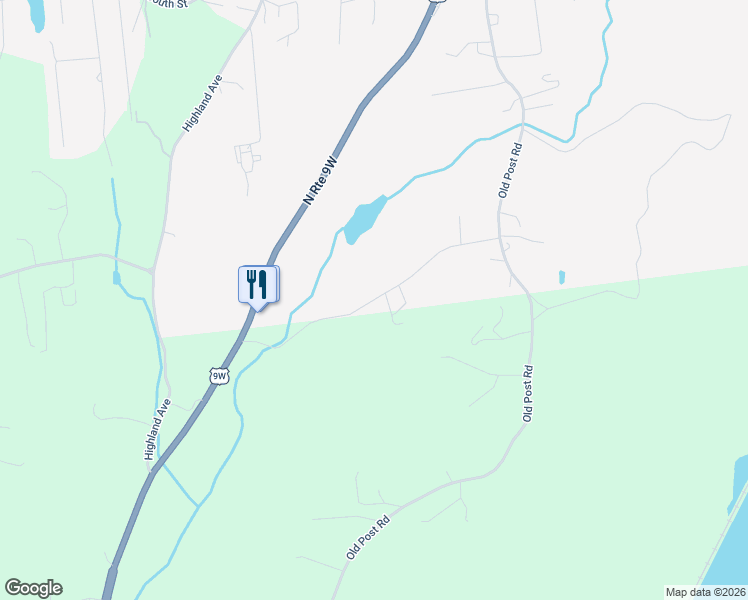 map of restaurants, bars, coffee shops, grocery stores, and more near Mill House Road in Marlboro