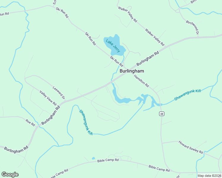 map of restaurants, bars, coffee shops, grocery stores, and more near 668 Burlingham Road in Burlingham