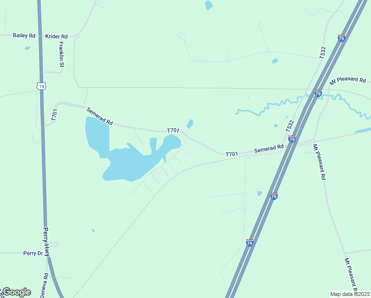 map of restaurants, bars, coffee shops, grocery stores, and more near 8912-8950 Hickory Street in Meadville