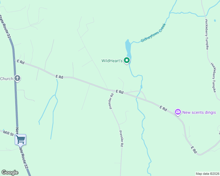 map of restaurants, bars, coffee shops, grocery stores, and more near 171 East Road in Wallkill