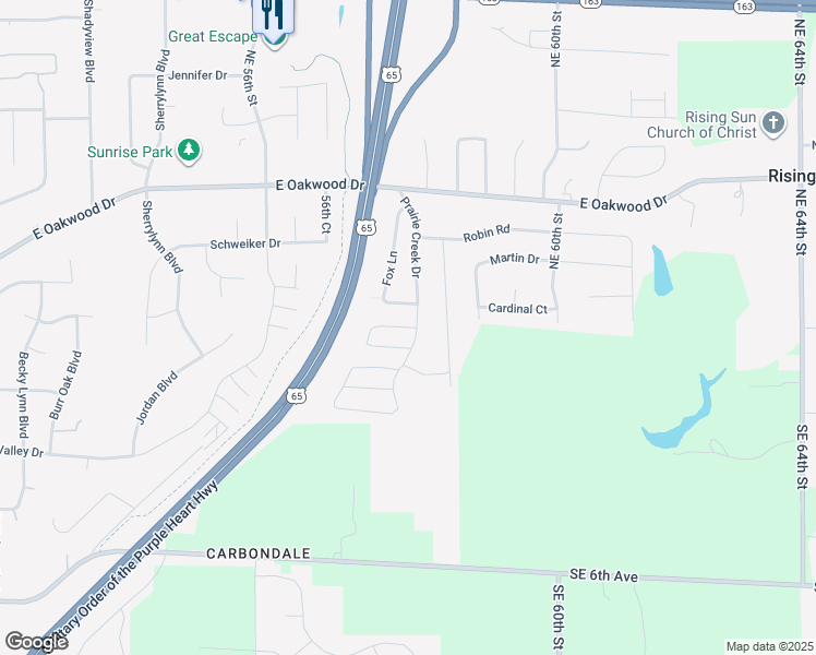 map of restaurants, bars, coffee shops, grocery stores, and more near 334 Fox Lane in Pleasant Hill