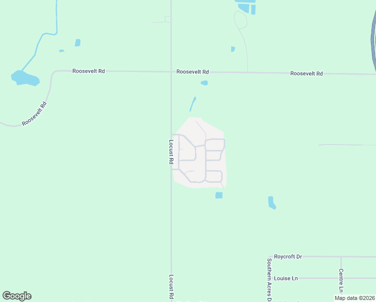 map of restaurants, bars, coffee shops, grocery stores, and more near 62448-62640 Locust Road in South Bend