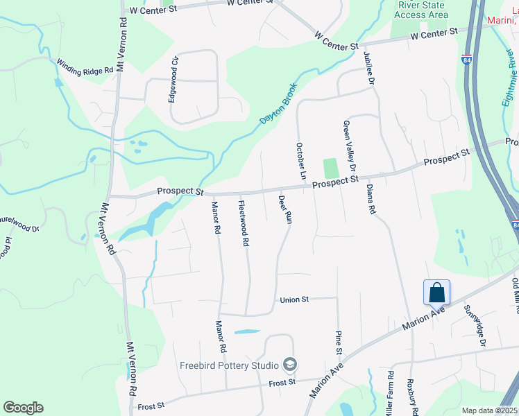 map of restaurants, bars, coffee shops, grocery stores, and more near 60 Sylvia Court in Southington