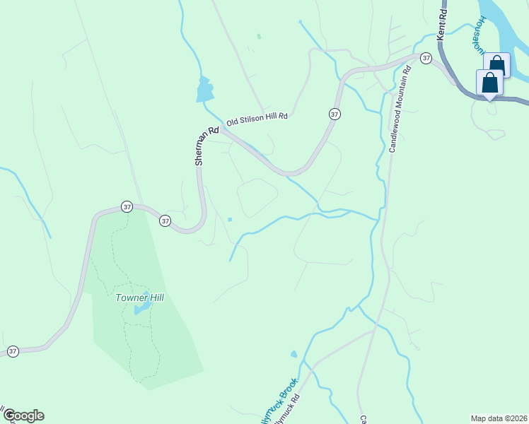 map of restaurants, bars, coffee shops, grocery stores, and more near 28 Jotham Road in New Milford