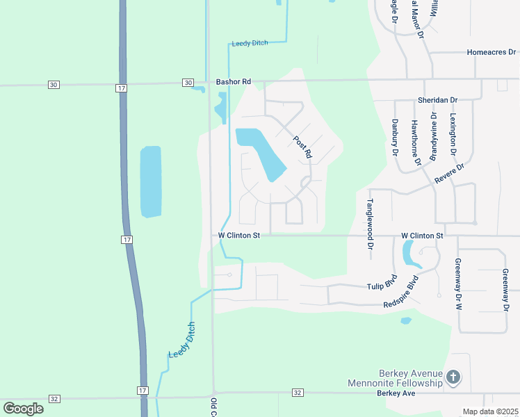 map of restaurants, bars, coffee shops, grocery stores, and more near 286 Roxbury Park in Goshen